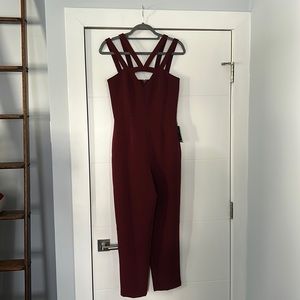 Burgundy Express Jumpsuit